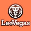 Leovegas live casino logo with roundel and poker chip